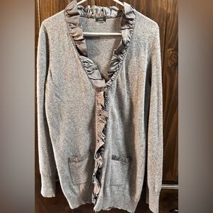 J. Crew Ruffled Cardigan